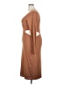 AFRM Solid Brown Casual Dress Size 2X - photo 5