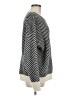 Easy Clothes Chevron-herringbone Silver Black Pullover Sweater One size - photo 4