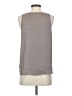 Simply Vera Vera Wang 100% Polyester Gray Sleeveless Blouse Size S - photo 2