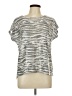 Etam Silver Short Sleeve Top Size L - photo 1