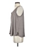 Simply Vera Vera Wang 100% Polyester Gray Sleeveless Blouse Size S - photo 5