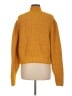 H&M Solid Yellow Pullover Sweater Size M - photo 2