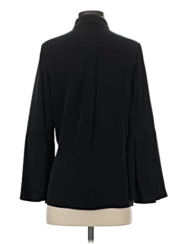 Alice + Olivia Long Sleeve Silk Top (view 2)
