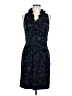 Taylor Paisley Blue Cocktail Dress Size 6 - photo 1