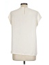 Fun2Fun Ivory Short Sleeve Blouse Size L - photo 2