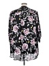 Torrid 100% Polyester Floral Black 3/4 Sleeve Blouse Size 4X Plus (4) - photo 2