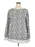 Workshop Republic Clothing Polka Dots Silver Pullover Sweater Size 2X - photo 2