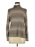 Talbots Stripes Brown Long Sleeve Turtleneck Size M - photo 1