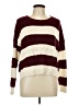 Wild Skye Stripes Burgundy Pullover Sweater Size L - photo 1
