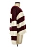 Wild Skye Stripes Burgundy Pullover Sweater Size L - photo 4