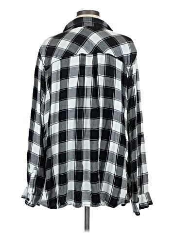 a.n.a. A New Approach Long Sleeve Button-Down Shirt (view 2)