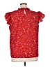 Shein Curve Red Short Sleeve Blouse Size 16 Plus (2) - photo 2