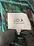 JOA 100% Polyester Plaid Green Teal Long Sleeve Blouse Size M - photo 7