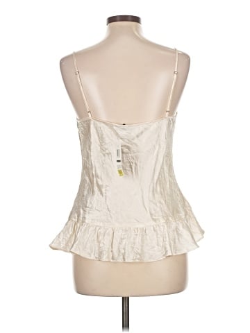 BCBGMAXAZRIA Sleeveless Silk Top (view 2)