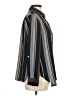 Westport 100% Polyester Stripes Blue Long Sleeve Blouse Size M - photo 4