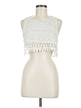 Painted Threads Sleeveless Blouse