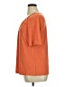 Susan Graver Orange Short Sleeve Blouse Size XL (estimated) - photo 5