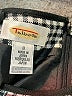 Talbots 100% Cotton Houndstooth Black Formal Skirt Size 8 - photo 4