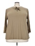 Cato Tan 3/4 Sleeve Blouse Size 22 - 24 Plus - photo 1