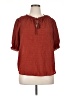 Olivia & Martin Red Short Sleeve Blouse Size XL - photo 1
