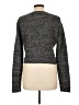 Intermix Metallic Gray Pullover Sweater Size L - photo 2