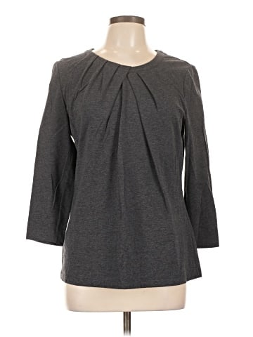 Lafayette 148 New York 3/4 Sleeve T-Shirt (view 1)