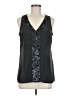 Old Navy 100% Polyester Black Sleeveless Blouse Size M - photo 1