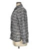 Foxcroft Chevron-herringbone Gray Long Sleeve Button-Down Shirt Size 14 - photo 5