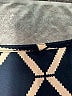 Unbranded 100% Polyester Argyle Blue Casual Dress Size S (estimated) - photo 7