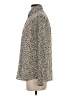 Banana Republic 100% Polyester Animal Print Ivory Long Sleeve Blouse Size XS - photo 5