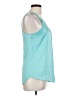 Caslon 100% Polyester Teal Sleeveless Blouse Size L - photo 4