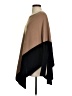 Peter Nygard Color Block Brown Poncho Size S - photo 5