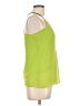 Naked Zebra 100% Polyester Green Sleeveless Top Size L - photo 4