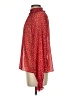 Gap 100% Polyester Red Long Sleeve Blouse Size S - photo 5