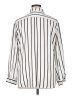 Pleione 100% Polyester Stripes Ivory Long Sleeve Blouse Size XL - photo 2