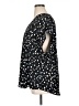 Torrid 100% Polyester Polka Dots Black Short Sleeve Blouse Size 1X Plus (1) - photo 5