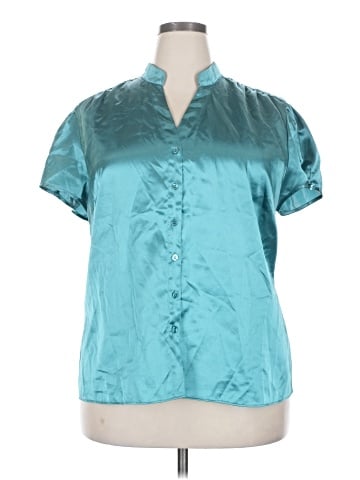 Lane Bryant Outlet Short Sleeve Blouse (view 1)