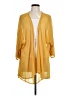 Lularoe 100% Polyester Yellow Kimono Size L - photo 1