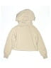 90 Degree by Reflex 100% Polyester Tan Pullover Hoodie Size 7 - 8 - photo 1