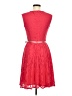 London Style 100% Polyester Red Cocktail Dress Size 6 - photo 2