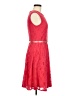 London Style 100% Polyester Red Cocktail Dress Size 6 - photo 4