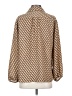 Max Studio 100% Polyester Brown Long Sleeve Blouse Size XS - photo 2