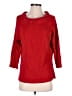 Fred David Red 3/4 Sleeve Top Size M - photo 1