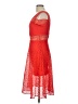 River Island 100% Polyester Red Cocktail Dress Size 10 - photo 5