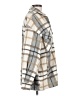 Zara Plaid Ivory Coat Size S - photo 4