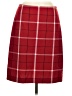 Ann Taylor Plaid Red Casual Skirt Size 6 - photo 1