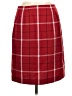 Ann Taylor Plaid Red Casual Skirt Size 6 - photo 2