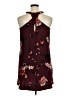 Unbranded Floral Burgundy Casual Dress Size XL (estimated) - photo 2