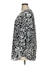 Gibson Latimer 100% Polyester Animal Print Silver 3/4 Sleeve Blouse Size 1X - photo 5