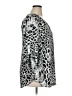 Gibson Latimer 100% Polyester Animal Print Silver 3/4 Sleeve Blouse Size 1X - photo 4